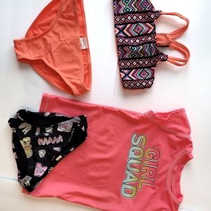 Tribal Emoji Bikini Swimsuit Bundle size 4/5
